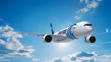Airbus A350 de Egyptair. Foto: Airbus