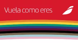 Imagen de la campaa Vuela como eres de Iberia. Foto: Iberia
