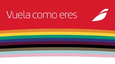 Imagen de la campaa Vuela como eres de Iberia. Foto: Iberia