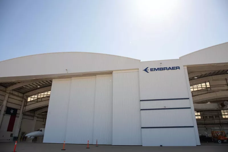 Nuevas instalaciones de MRO de Embraer en el Aeropuerto Perot Field Alliance de Fort Worth, Texas.