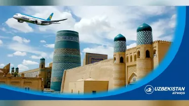 Uzbekistan Airways conecta Madrid y Tashkent con una ruta directa semanal este verano. Foto: Uzbekistan Airways