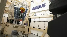Uno de los satlites CO3D de Airbus. Foto: Airbus