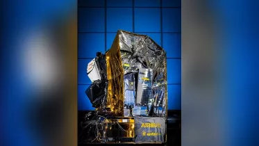 Sentinel-4 a bordo del Meteosat MTG-S1. Foto: Airbus