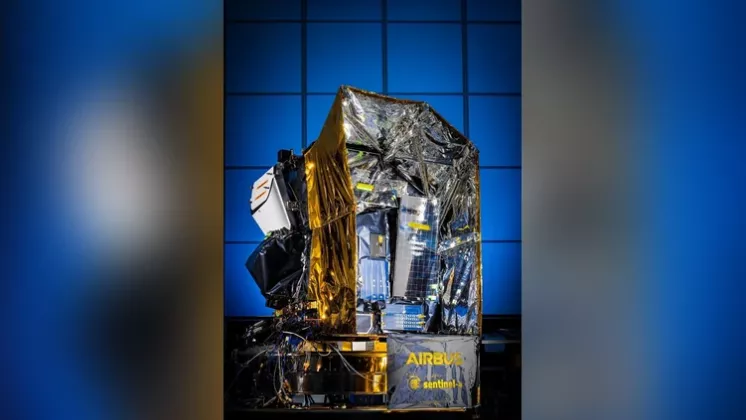 Sentinel-4 a bordo del Meteosat MTG-S1. Foto: Airbus