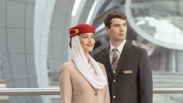Tripulantes de cabina de avin de Emirates. Foto: Emirates