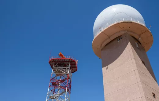 Nuevo radar primario 3D de Enaire. Foto: Enaire