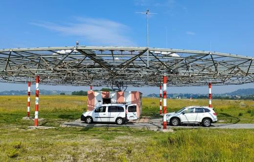 El nuevo DVOR del aeropuerto de Bilbao. (foto: ENAIRE)
