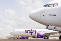 El Boeing 737 MAX 8 es el principal medio de transporte de la aerolnea de bajo costo dominicana. (Foto: Arajet Airlines)