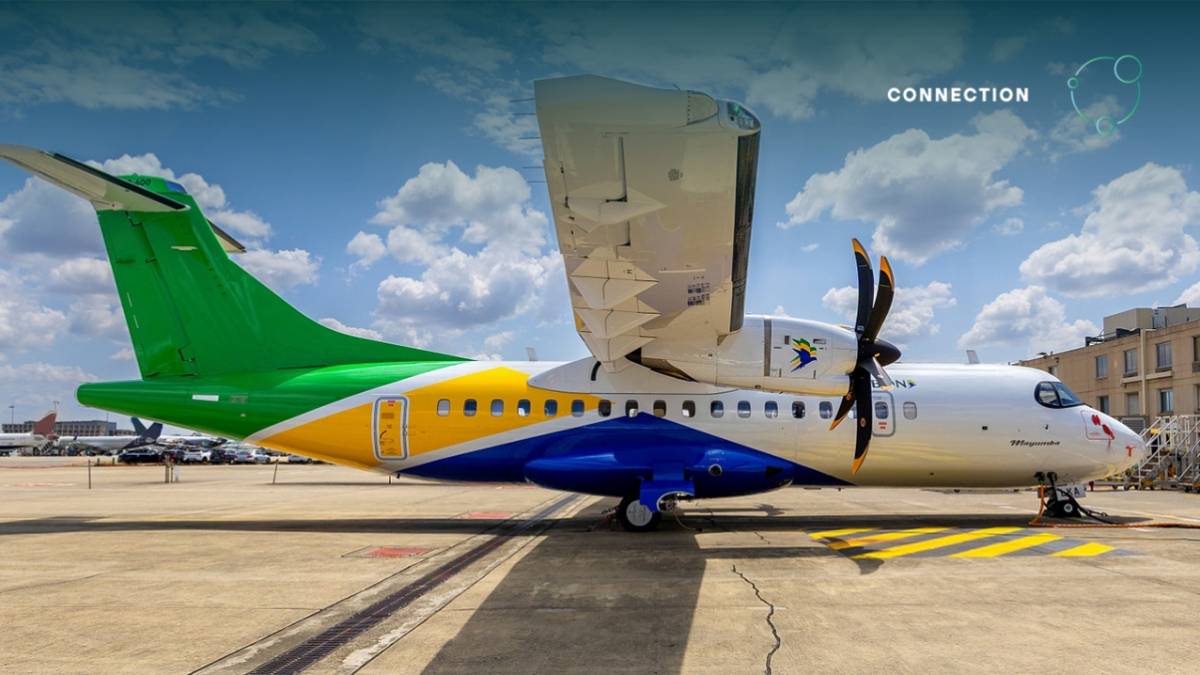 El ATR 42-600 de FLYGABON. (Foto: FLYGABON)