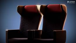 Asientos de la nueva cabina Premium Confort de LATAM. (foto: LATAM)