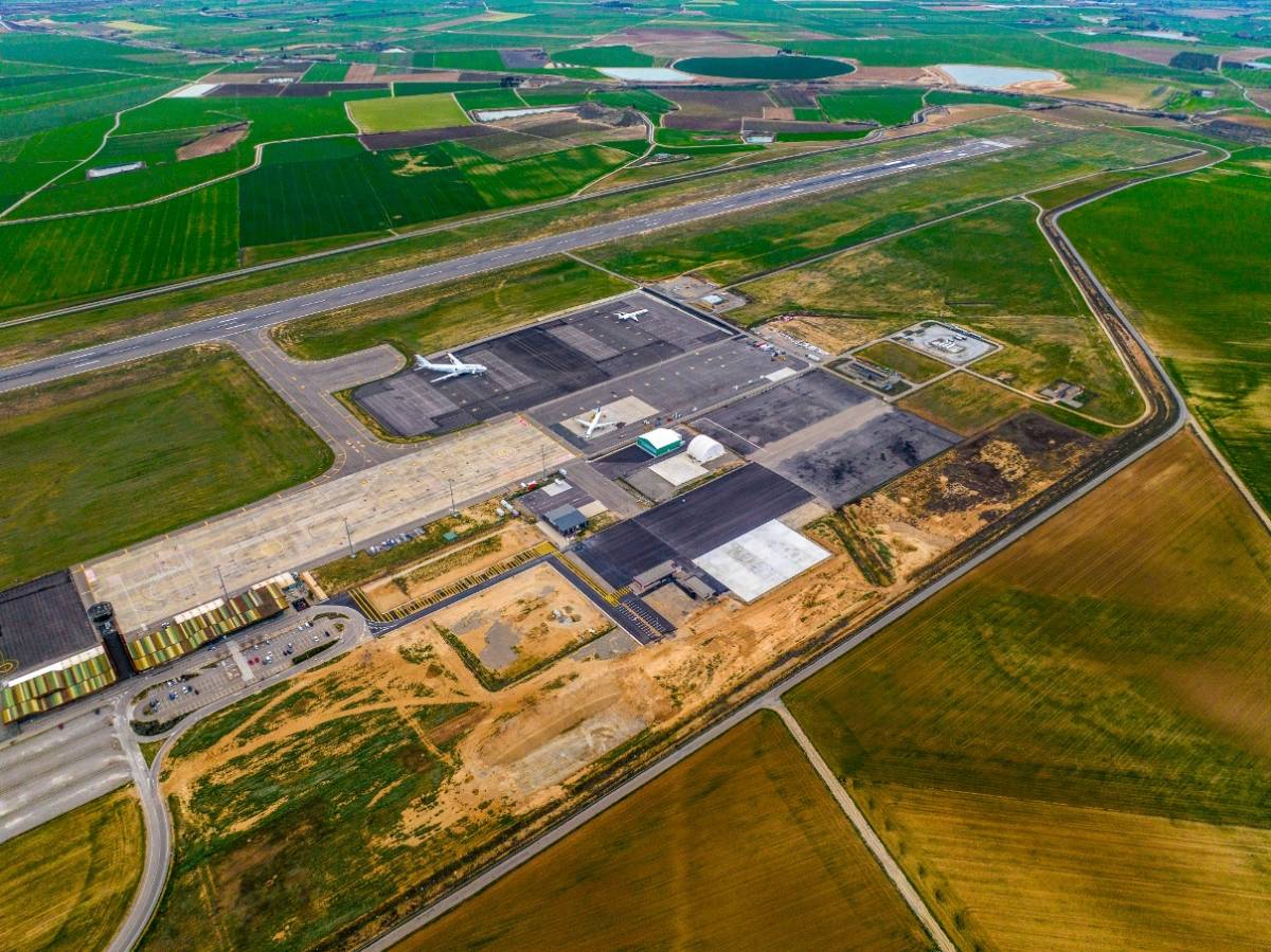 El aeropuerto de Lleida. (foto: H2CAT)
