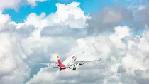 Avin de Iberia en vuelo. Foto: Enaire