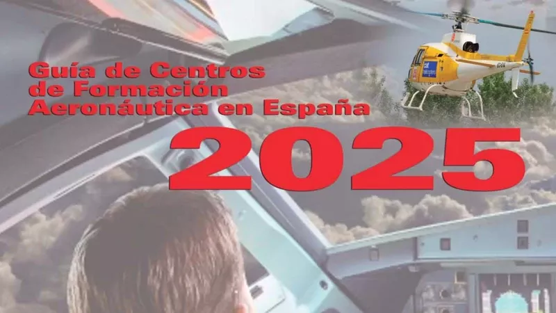 Portada de la Gua 2025 de Centros de Formacin Aeronutica en Espaa