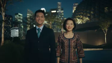 Imagen extrada nuevo vdeo de seguridad a bordo de Singapore Airlines.