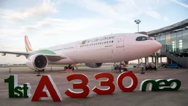 Nuevo Airbus A330neo de Air Cte dIvoire. Foto: Airbus