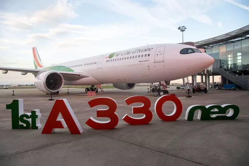Nuevo Airbus A330neo de Air Cte dIvoire. Foto: Airbus