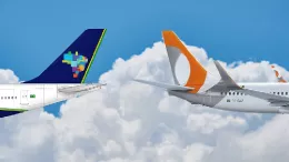 Aviones de Gol y Azul. 