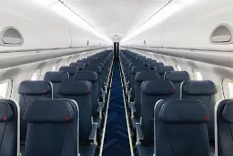 Nueva cabina del Embraer 190 de Air France. Foto: Air France