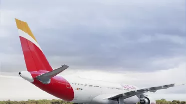 Avin de Iberia en pista. Foto: Iberia