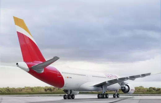Avin de Iberia en pista. Foto: Iberia