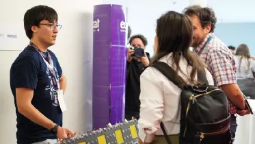 Demostrador de tecnologa del centro tecnolgico Eurecat, mostrado durante el Demo Day organizado por H2CAT en colaboracin con Aeroports de Catalunya, el Clster de la Energa Eficiente de Catalunya y ACCI.