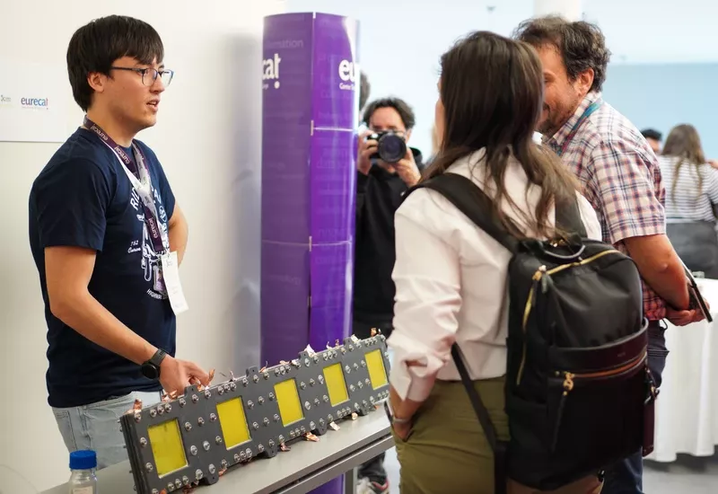 Demostrador de tecnologa del centro tecnolgico Eurecat, mostrado durante el Demo Day organizado por H2CAT en colaboracin con Aeroports de Catalunya, el Clster de la Energa Eficiente de Catalunya y ACCI.