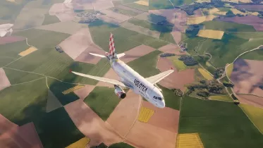 Aeronave de Volotea en vuelo. Foto: Volotea