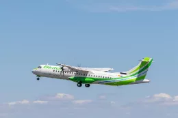 Aeronave de Binter en vuelo. Foto: Binter