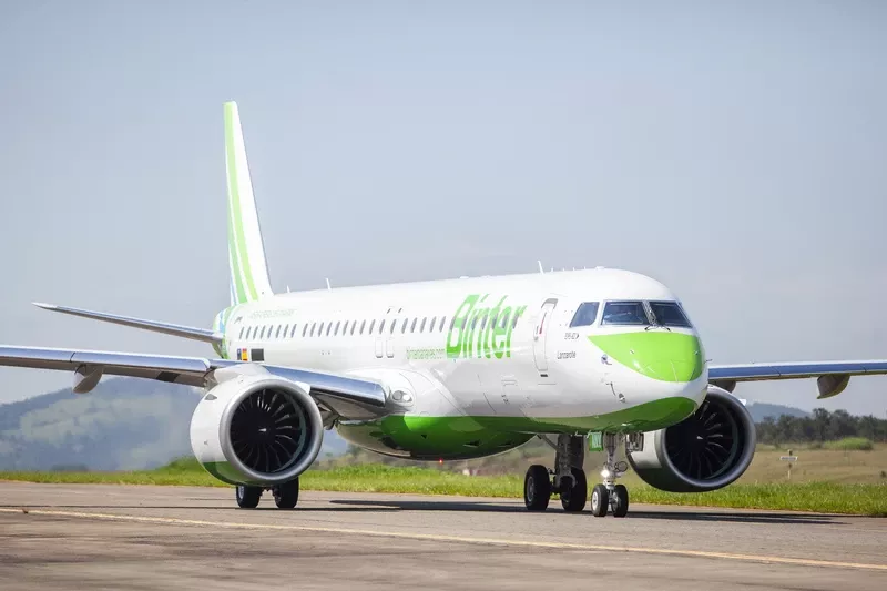 Avin Embraer E195 de Binter. Foto: Binter