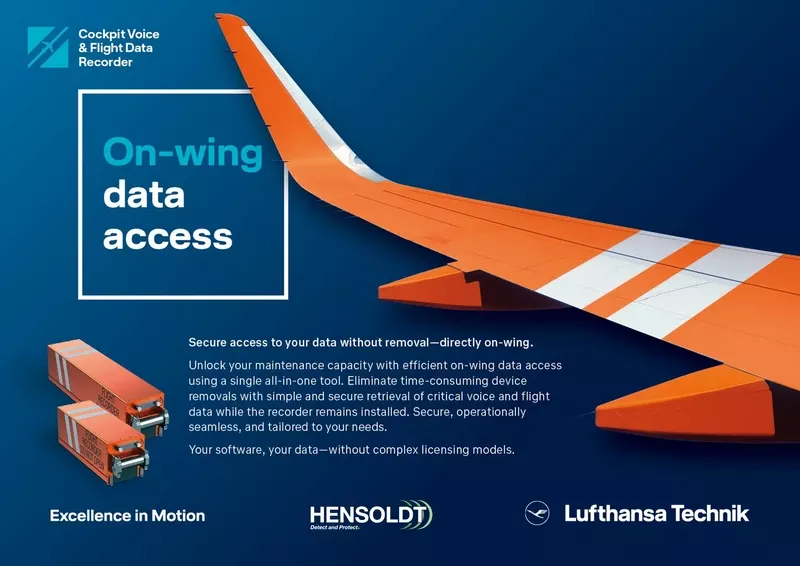 ueva caja negra de Lufthansa Technik y Hensoldt. Foto: Hensoldt