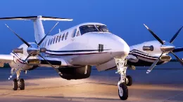 Beechcraft King Air 350.