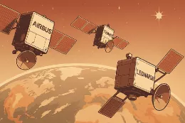 Imagen de satlites generada con IA.