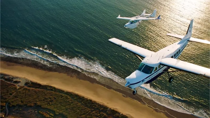 Ampaire: Las flotas de aviones hbridos-elctricos ayudarn a descarbonizar la industria de la aviacin. Foto: Ampaire