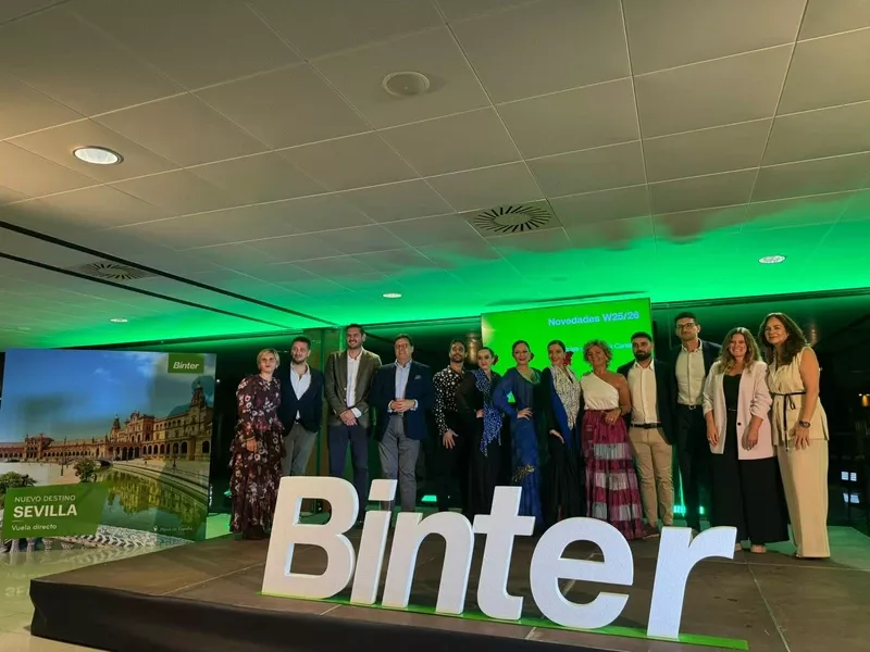 Presentado de las novedades de la prxima temporada de invierno de Binter. Foto: Binter