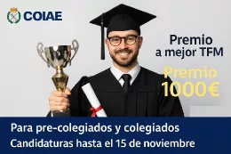 Premio del COIAE a mejor TFM Ingeniera Aeronutica 2025.