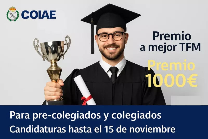 Premio del COIAE a mejor TFM Ingeniera Aeronutica 2025.