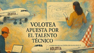 Ilustracin de Volotea generada con IA.