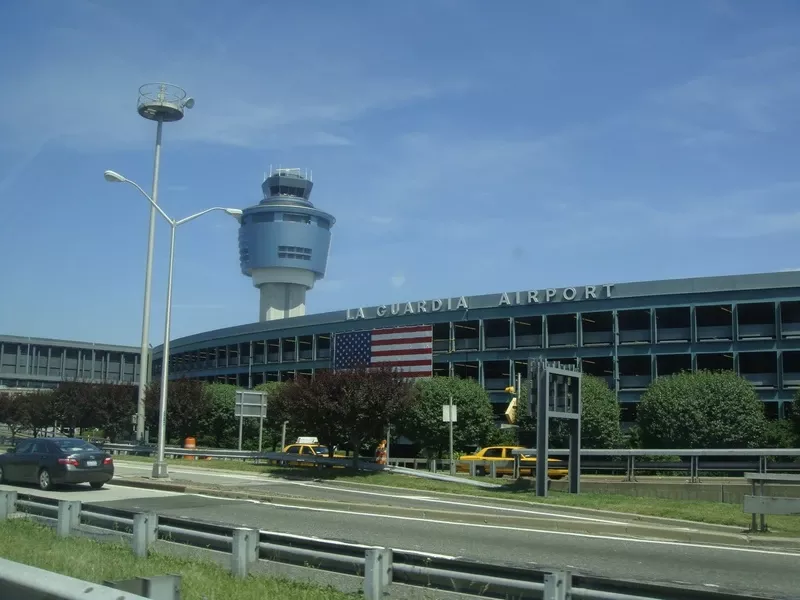 Aeropuerto estadounidense La Guardia en la ciudad de Queens, en el estado de Nueva York.