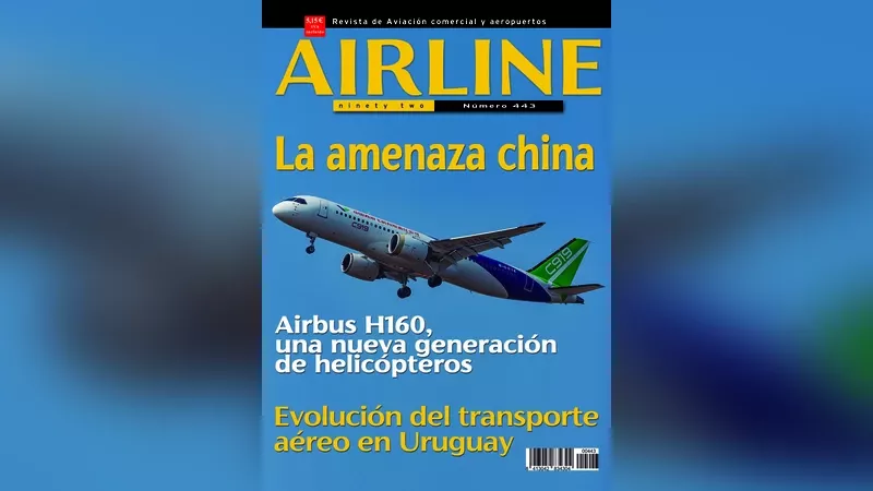 Portada de la revista Airline Ninety Two 443, noviembre de 2025.