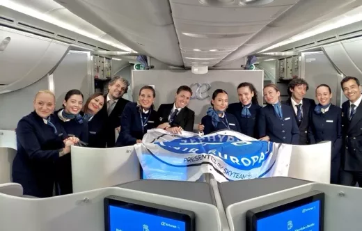 Vuelo de The Aviation Challenge (TAC) de Air Europa. Foto: Air Europa