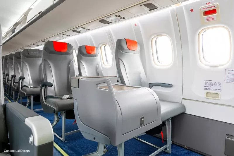 La Mesa X-Space del ATR 72-600.