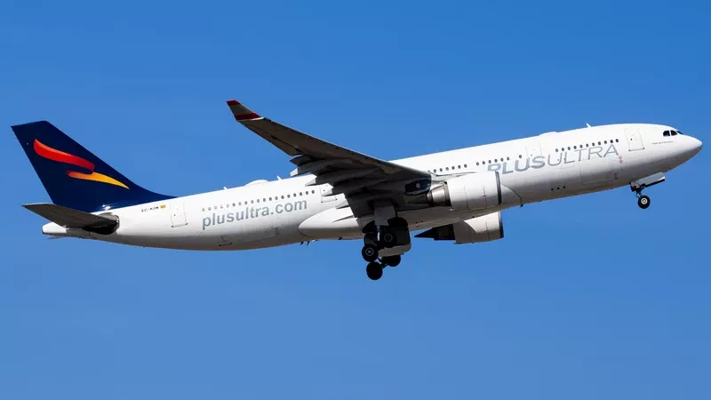 Airbus A330-300 de Plus Ultra. Foto: Plus Ultra