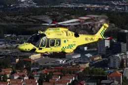 Helic�ptero Leonardo AW169 de Avincis para misiones HEMS. Foto: Avincis