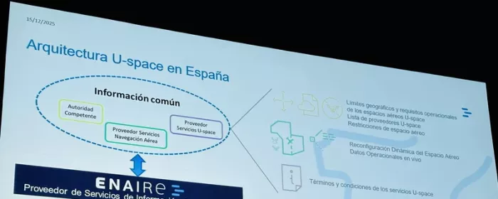 Raquel Moldes, del departamento de Desarrollo de Negocio de Drones de Enaire. Foto: Enaire