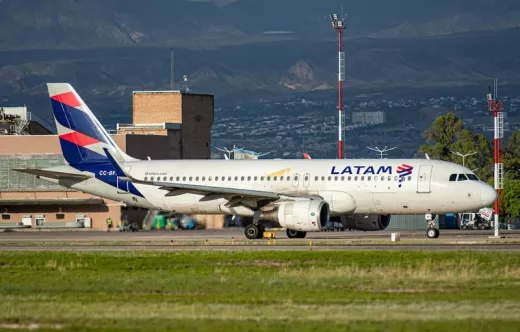 Avi�n de Latam Airlines.