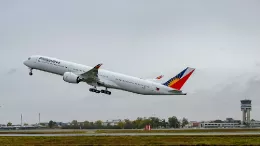 A350-1000 de Philippine Airlines en vuelo. Foto: Airbus