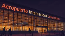 Imagen generada con IA del aeropuerto Aeropuerto Internacional Jorge Ch�vez. 