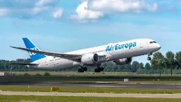 Avi�n de Air Europa despegado. Foto: Air Europa