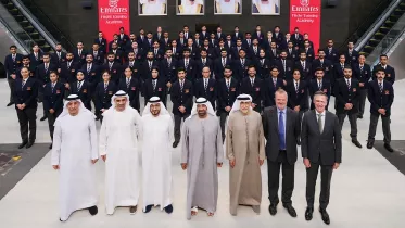 La Academia de Formaci�n de Pilotos de Emirates da la bienvenida a sus nuevos 77 pilotos. Foto: Emirates