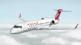 Ilustraci�n generada con IA de un avi�n de Air Nostrum.